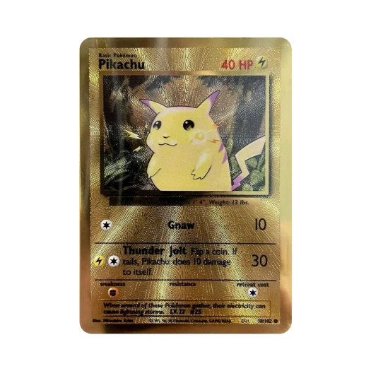 포켓몬 TCG 피카츄 P 메탈 카드 울트라 프리미엄 컬렉션 (영문판)