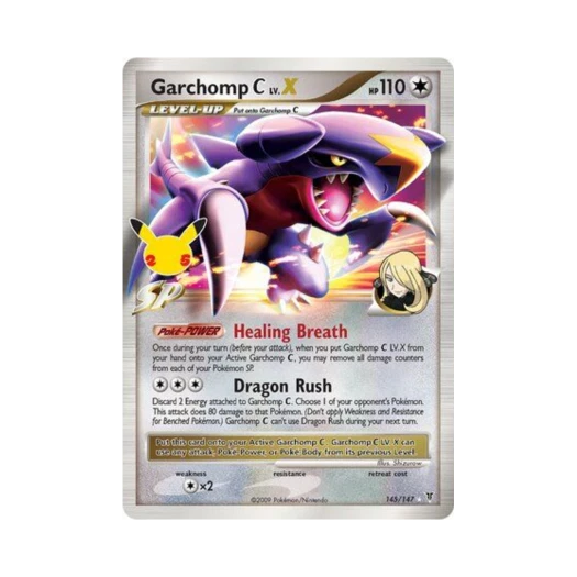 포켓몬 TCG 한카리아스 C LV.X RH 셀레브레이션즈 (영문판)
