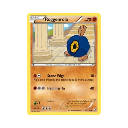 Pokemon TCG Roggenrola C Dragons Exalted (English Ver.)