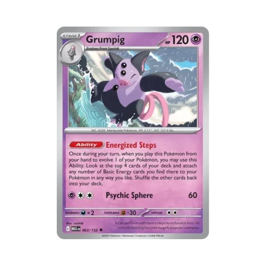Pokemon TCG Grumpig U Mega Evolution (English Ver.)