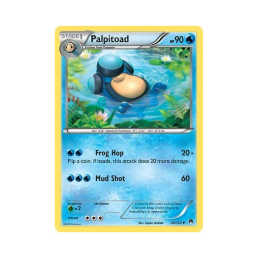 Pokemon TCG Palpitoad U BREAKpoint (English Ver.)