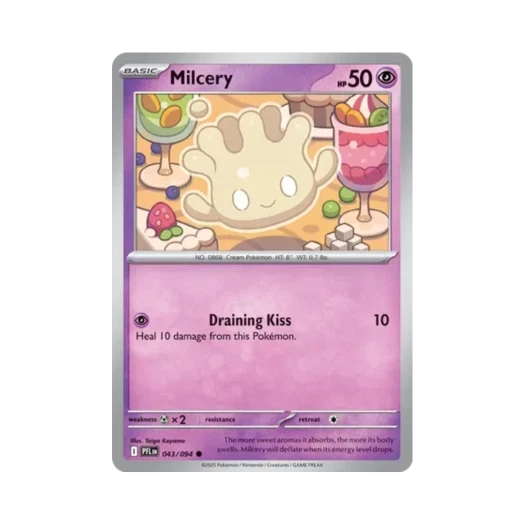 Pokemon TCG Milcery C Phantasmal Flames (English Ver.)