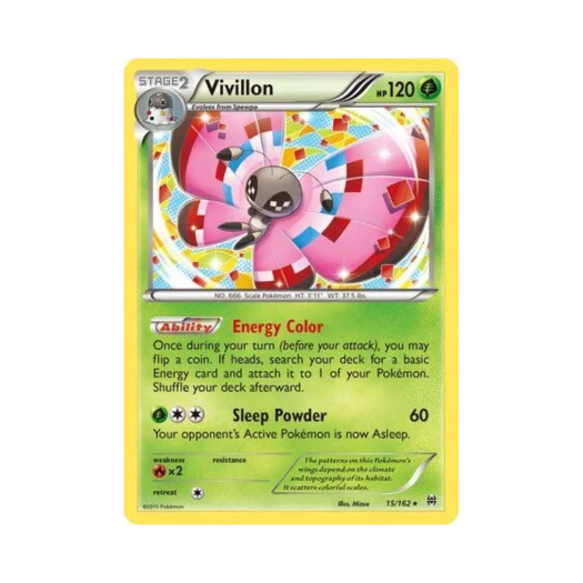 Pokemon TCG Vivillon RH BREAKthrough (English Ver.)