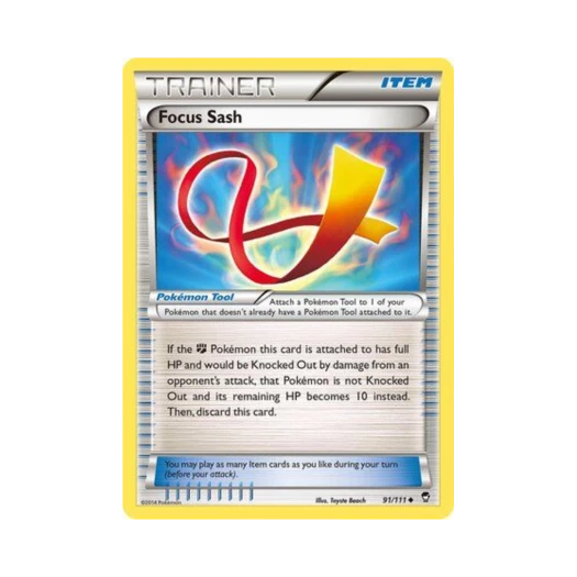 포켓몬 TCG 기합의띠 U 퓨리어스 피스트 (영문판)