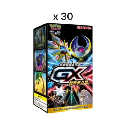 포켓몬 TCG 썬&문 하이클래스팩 GX 배틀부스트 30 박스 (총 450팩/한글판)