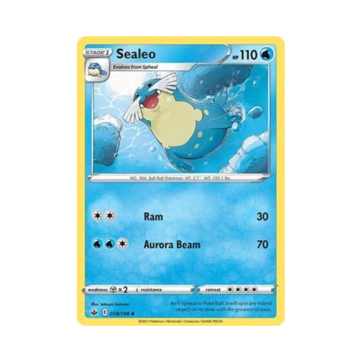 포켓몬 TCG 씨레오 U 칠링 레인 (영문판)