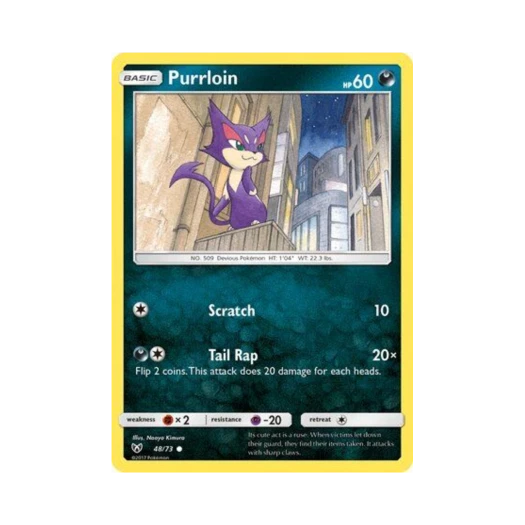 Pokemon TCG Purrloin C Shining Legends (English Ver.)