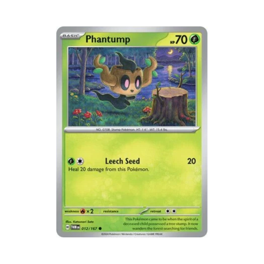 Pokemon TCG Phantump C Twilight Masquerade (English Ver.)