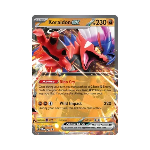 포켓몬 TCG 코라이돈 ex P 스칼렛 & 바이올렛 프로모 카드 (영문판)