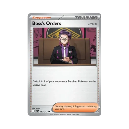 포켓몬 TCG 보스의 지령 I 메가 에볼루션 어센드 히어로즈 (영문판)