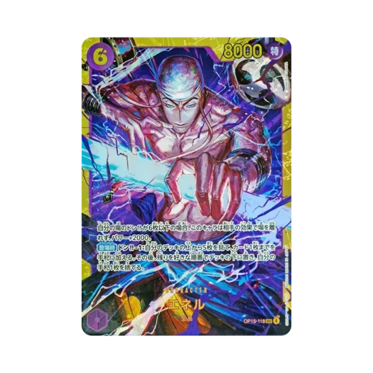 One Piece TCG Enel SEC OP15-118 Booster Pack Adventure on KAMI’s Island (Japanese Ver.)