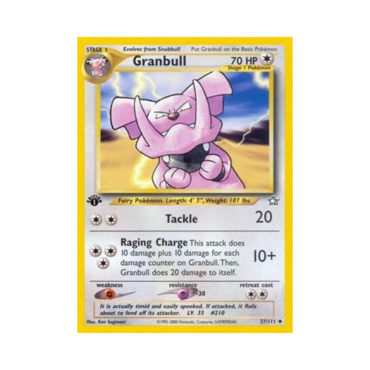 포켓몬 TCG 그랑블루 U 네오 제네시스 (영문판)