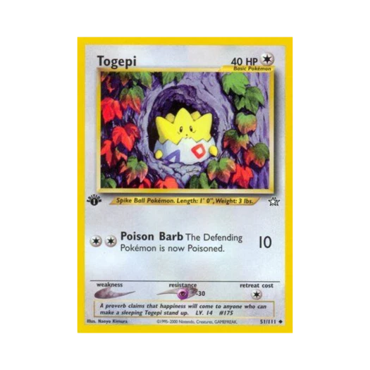포켓몬 TCG 토게피 U 네오 제네시스 (영문판)