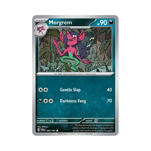 Pokemon TCG Morgrem C Stellar Crown (English Ver.)