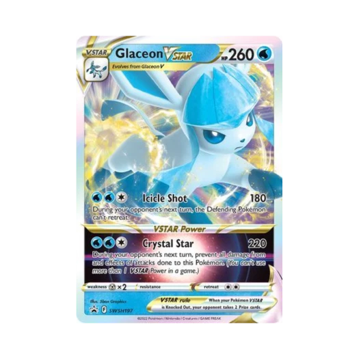 포켓몬 TCG 글레이시아 VSTAR 점보 P 소드 & 실드 프로모카드 (영문판)