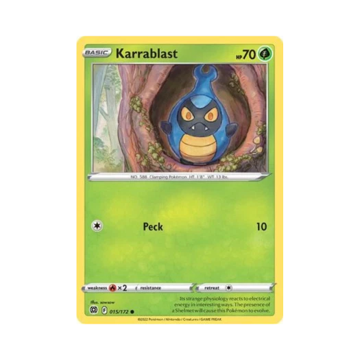 포켓몬 TCG 딱정곤 C 브릴리언트 스타즈 (영문판)