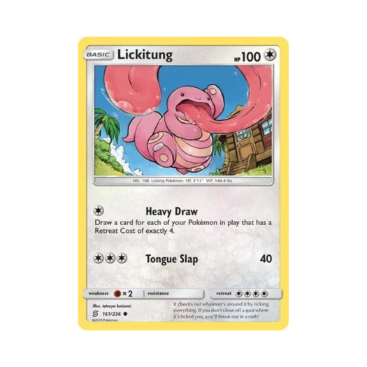 Pokemon TCG Lickitung C Unified Minds (English Ver.)