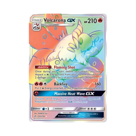 포켓몬 TCG 불카모스 GX RR 코스믹 이클립스 (영문판)