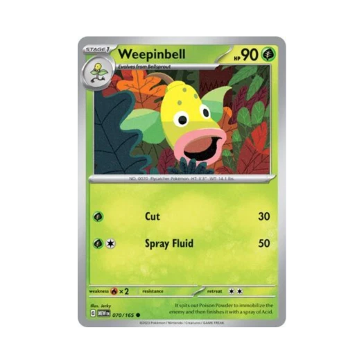 Pokemon TCG Weepinbell C Scarlet & Violet 151 (English Ver.)