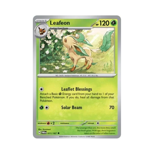 Pokemon TCG Leafeon U Twilight Masquerade (English Ver.)
