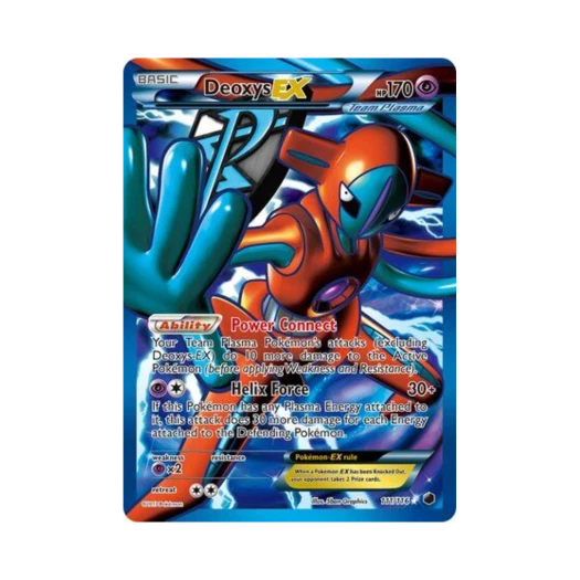 포켓몬 TCG 테오키스 ex RU 플라스마 프리즈 (영문판)