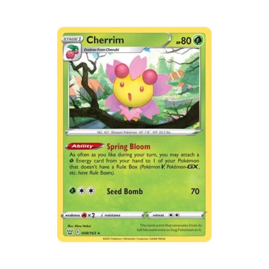 포켓몬 TCG 체리꼬 RH 배틀 스타일즈 (영문판)