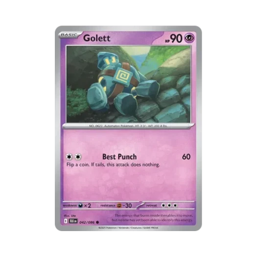 포켓몬 TCG 골비람 C 블랙볼트 (영문판) 카드 이미지