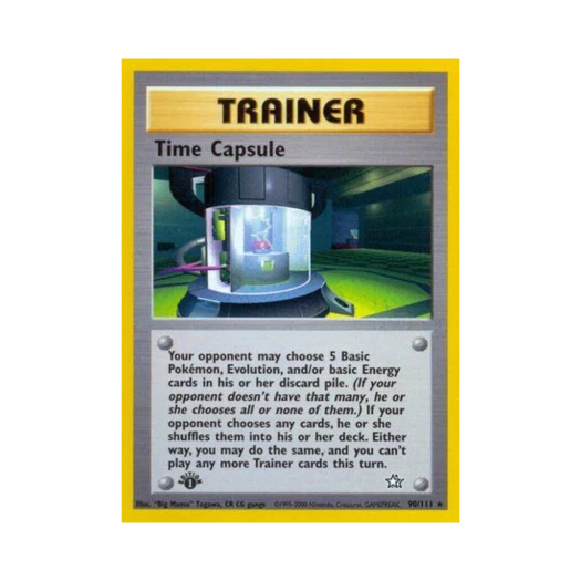 포켓몬 TCG 타임 캡슐 R 네오 제네시스 (영문판)