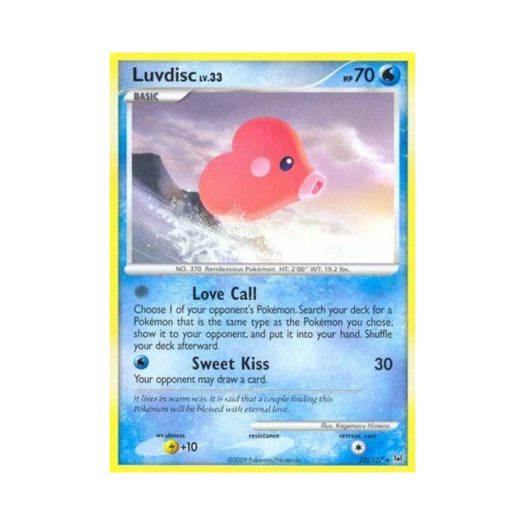 포켓몬 TCG 사랑동이 R 플래티넘 (영문판)