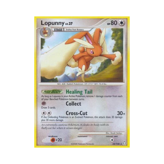 Pokemon TCG Lopunny R Legends Awakened (English Ver.)