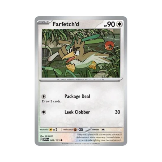 Pokemon TCG Farfetch'd C Scarlet & Violet 151 (English Ver.)