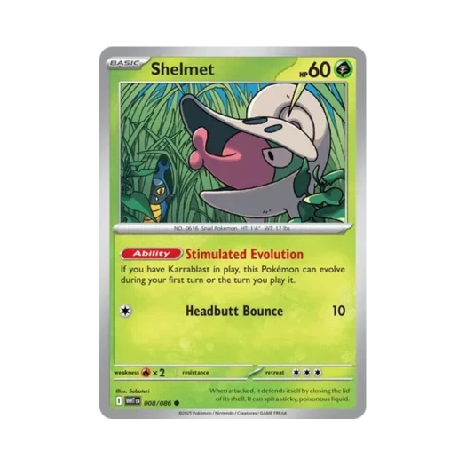 Pokemon TCG Shelmet C White Flare (English Ver.)