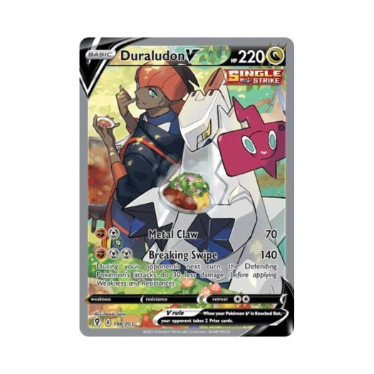 포켓몬 TCG 두랄루돈 V RU 이볼빙 스카이즈 (영문판)