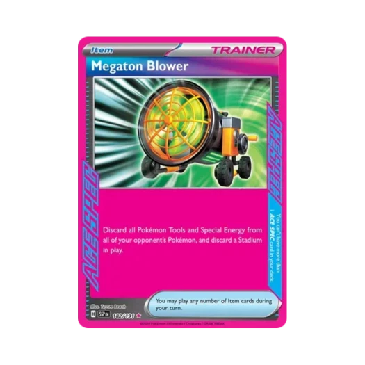 포켓몬 TCG 메가톤 블로어 ASR 서징 스파크 (영문판)