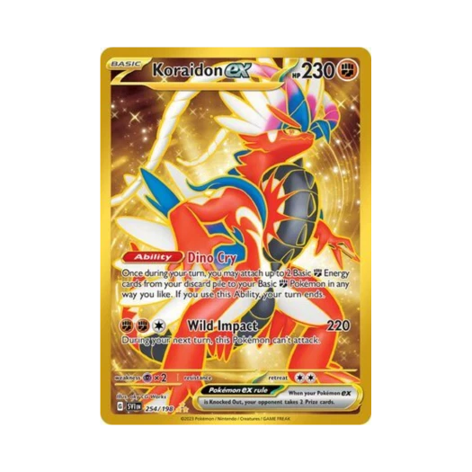 포켓몬 TCG 코라이돈 ex HR 스칼렛 & 바이올렛 (영문판)