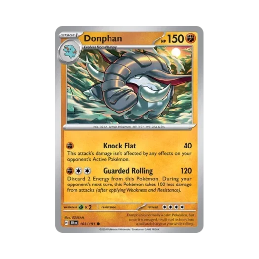 Pokemon TCG Donphan C Surging Sparks (English Ver.)