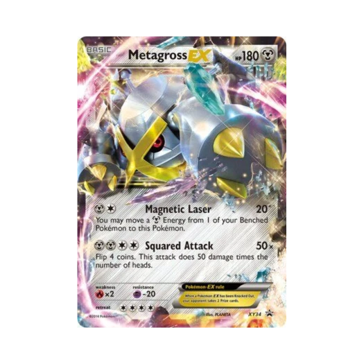 포켓몬 TCG 메타그로스 EX P XY 프로모 카드 (영문판)