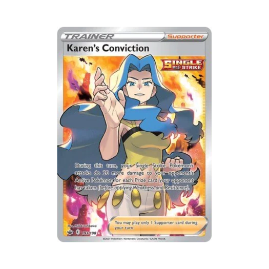 포켓몬 TCG 카렌의 신념 RU 칠링 레인 (영문판)