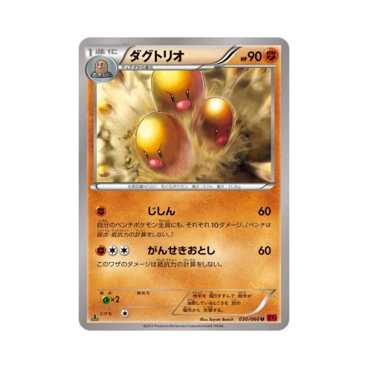 포켓몬 TCG 닥트리오 U Y컬렉션 퍼스트 에디션 (일어판)