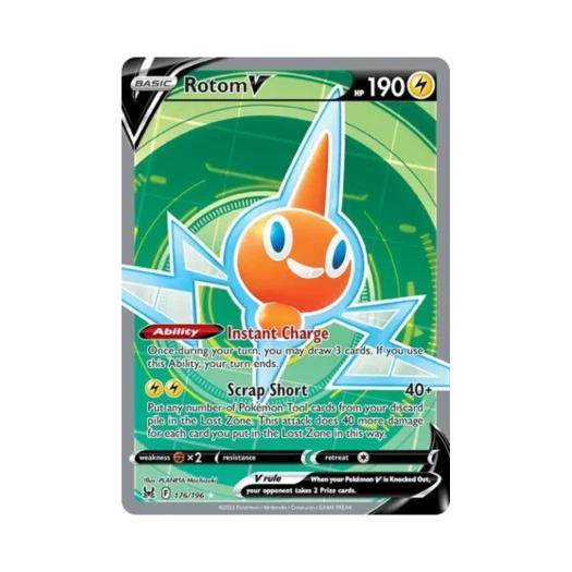 Pokemon TCG Rotom V RU Lost Origin (English Ver.)