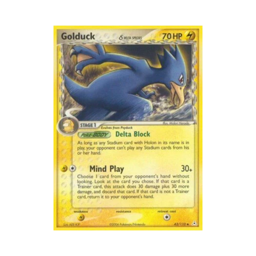 포켓몬 TCG 골덕 U EX 홀론 팬텀 (영문판)