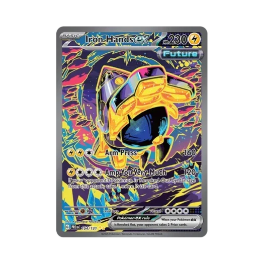 포켓몬 TCG 무쇠손 ex SIR 프리즈매틱 에볼루션즈 (영문판)