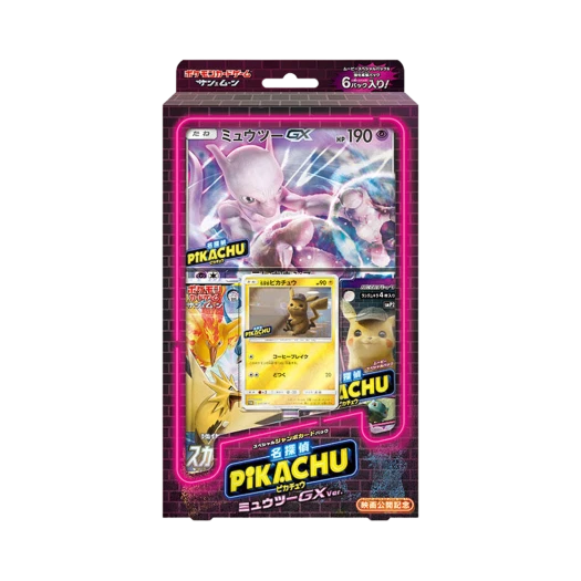 Pokemon TCG Special Jumbo Card Pack Detective Pikachu Mewtwo GX Ver. (Japanese Ver.)