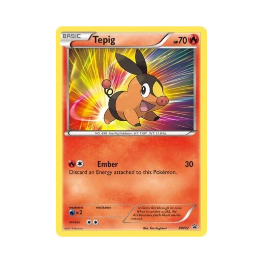 포켓몬 TCG 뚜꾸리 P 블랙 & 화이트 프로모카드 (영문판)