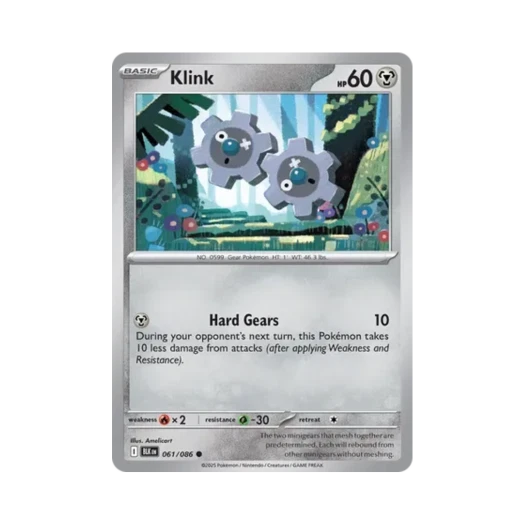Pokemon TCG Klink C Black Bolt (English Ver.)