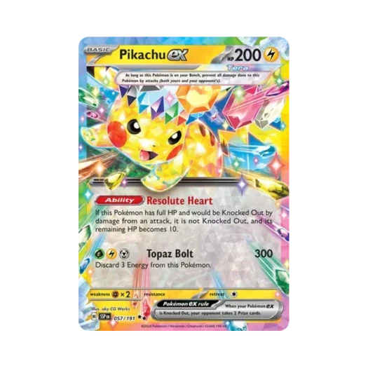 포켓몬 TCG 피카츄 ex DR 서징 스파크 (영문판)
