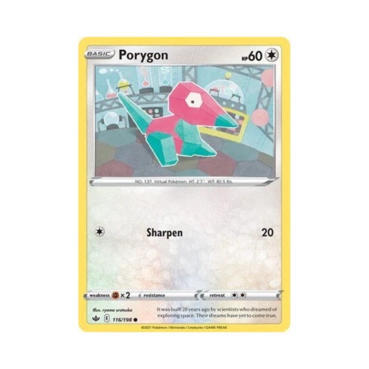Pokemon TCG Porygon C Chilling Reign (English Ver.)