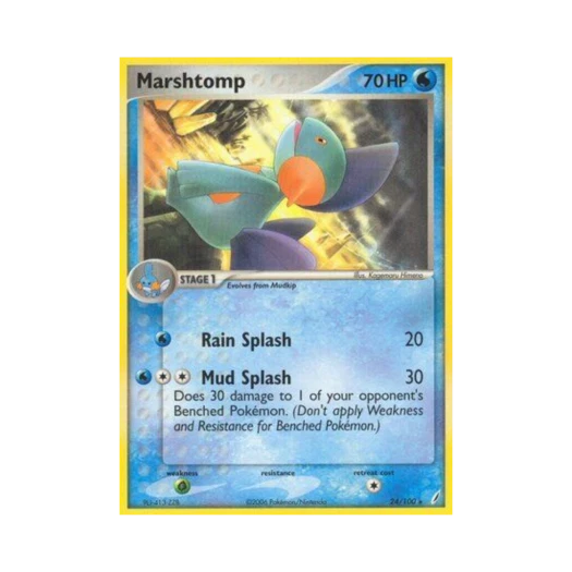 포켓몬 TCG 늪짱이 R EX 크리스탈 가디언스 (영문판)