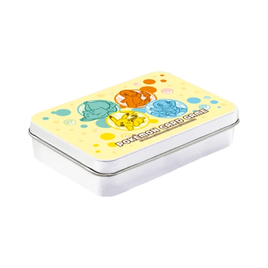 Pokemon TCG Tin Case The Beginning of Adventure Pikachu Bulbasaur Charmander Squirtle