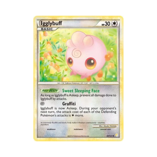 포켓몬 TCG 푸푸린 U 하트골드 & 소울실버 (영문판)